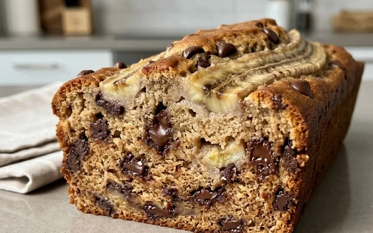Easy Chocolate Chip Banana Bread