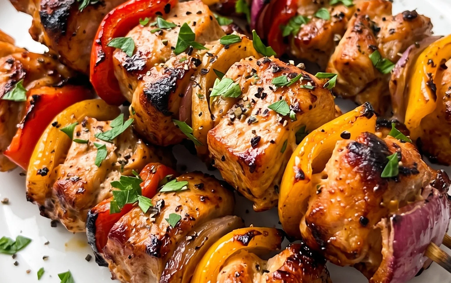 Air Fryer Chicken Skewers (VIDEO)
