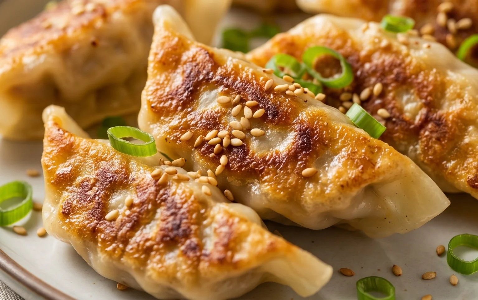 Chicken Potstickers (Pan Fried Dumplings)