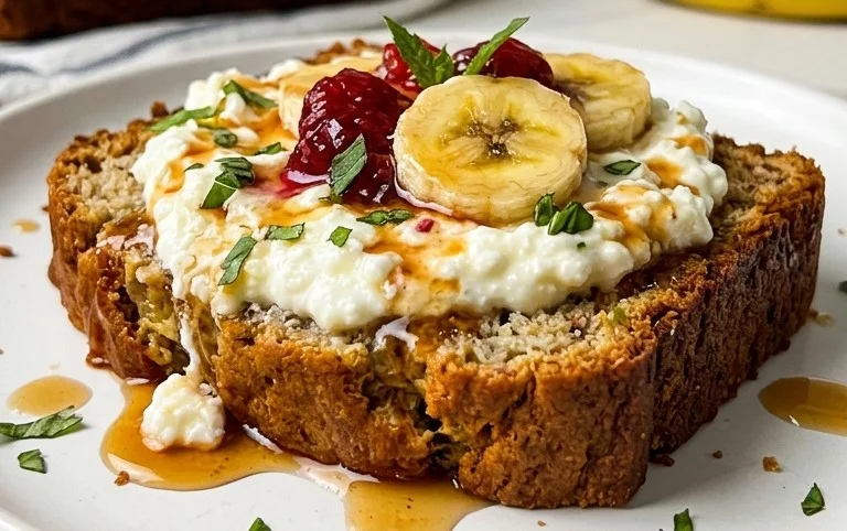 Cottage Cheese Banana Bread