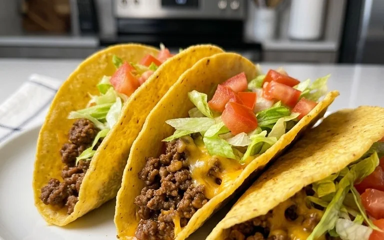 Crispy Ground Beef Tacos