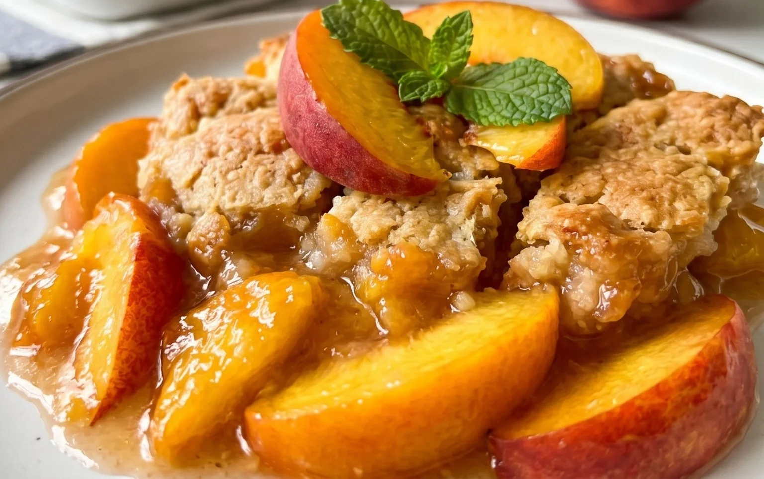 Fresh Peach Cobbler