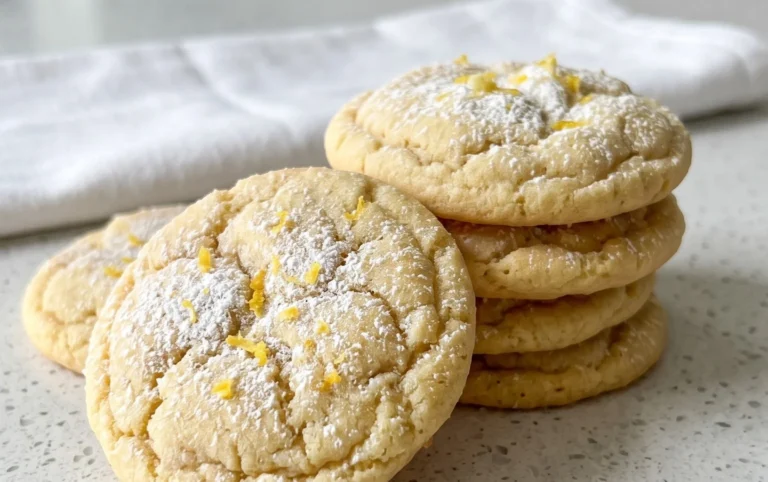 Soft & Chewy Lemon Cookies