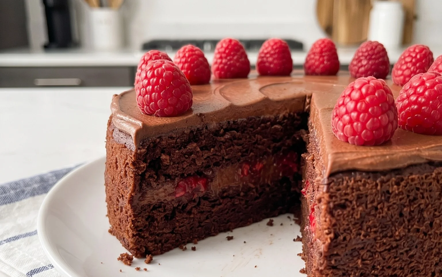 Chocolate Raspberry Cake
