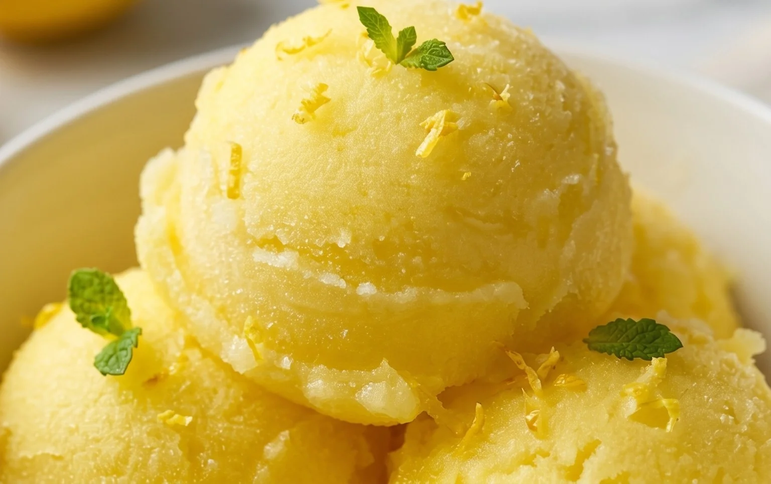 Lemon Sorbet