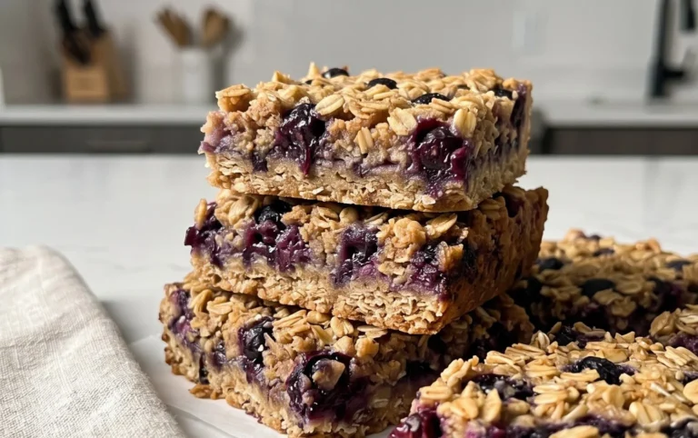 Blueberry Oatmeal Bars