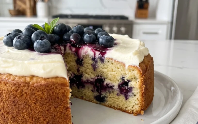 Nova Scotia Blueberry Cream Cake