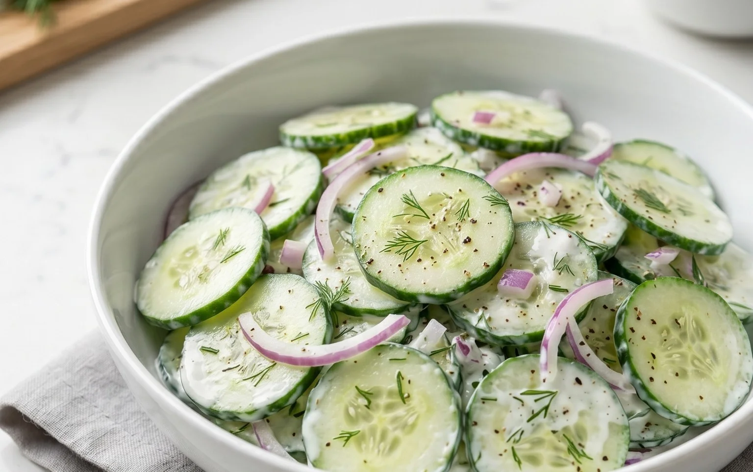 Polish Cucumber Salad