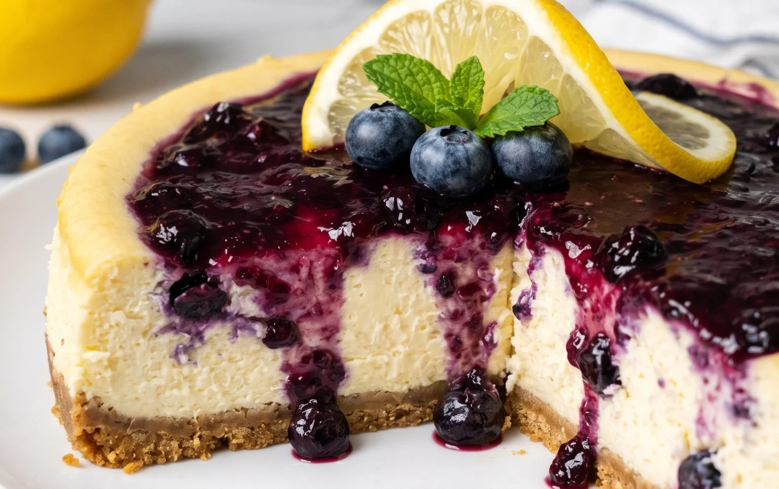 Lemon Blueberry Cheesecake