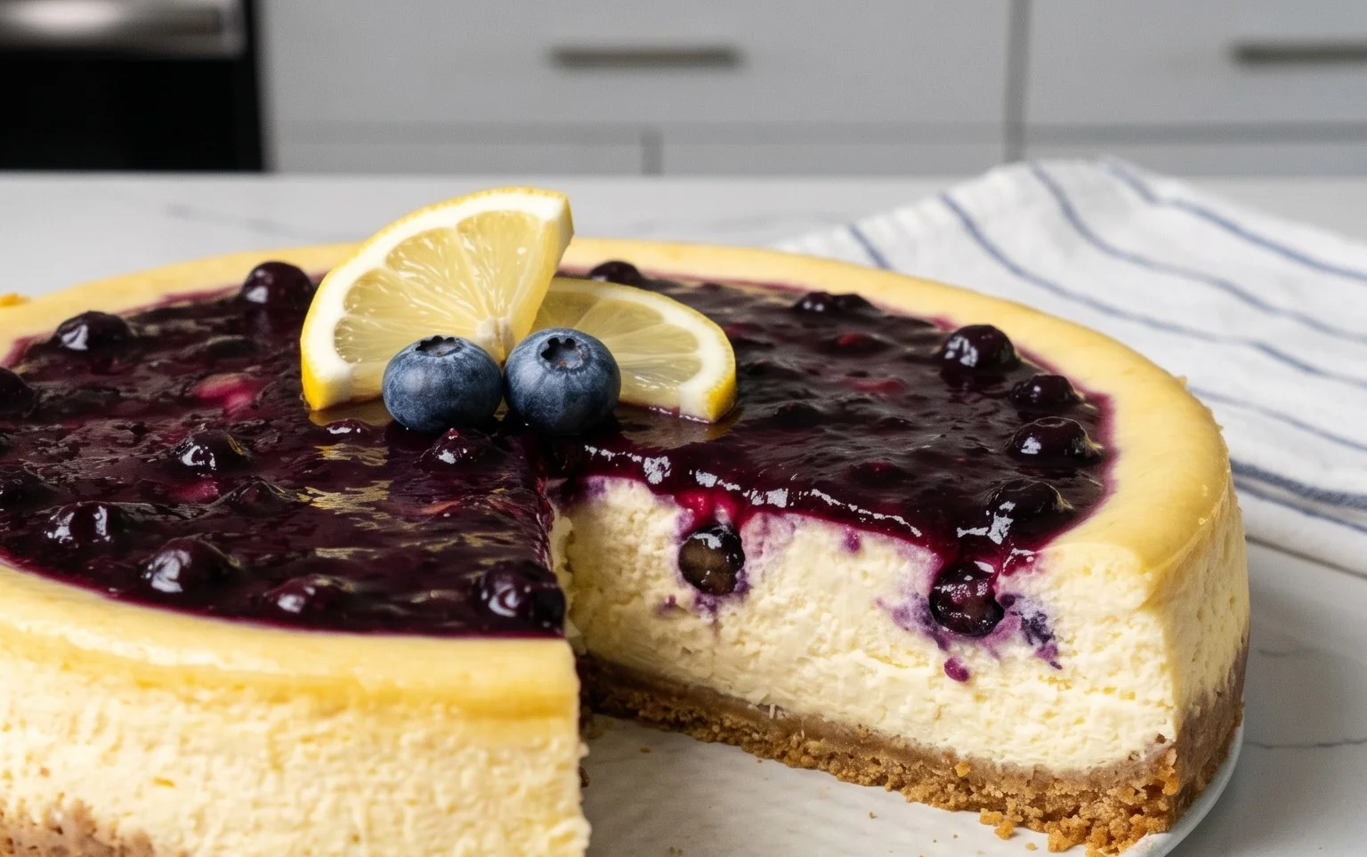 Lemon Blueberry Cheesecake