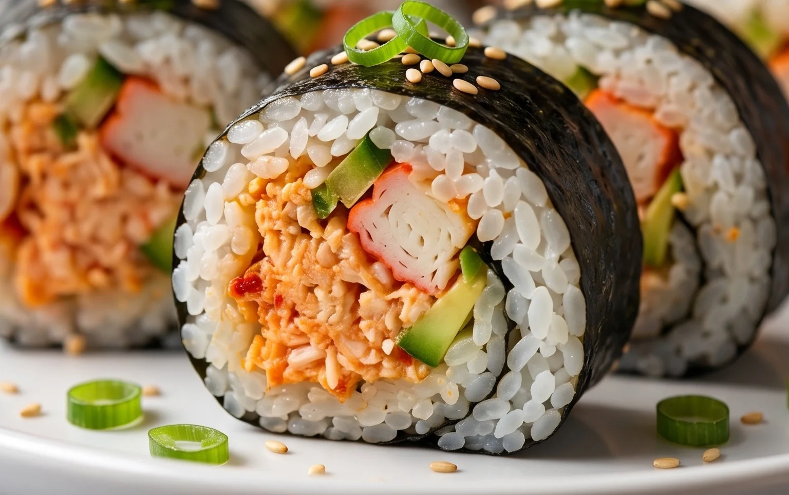 Kani Sushi (Spicy Crab Roll)