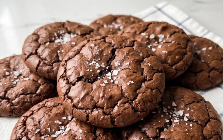 Salted Brownie Cookies