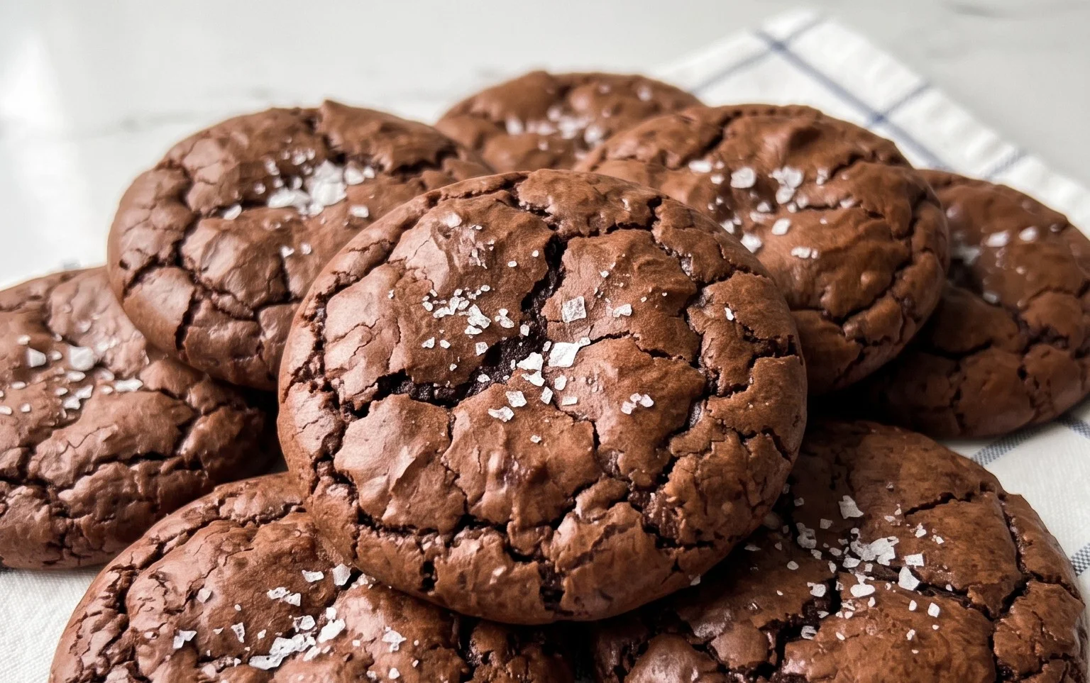 Salted Brownie Cookies