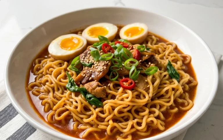 Easy Saucy Ramen Noodles