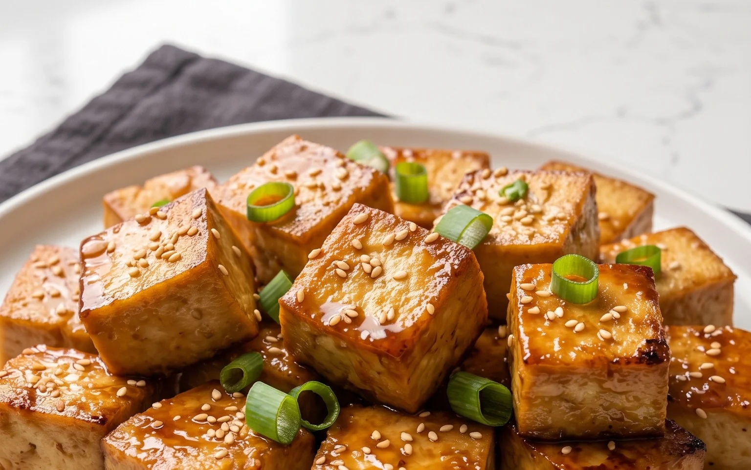 Honey Garlic Tofu