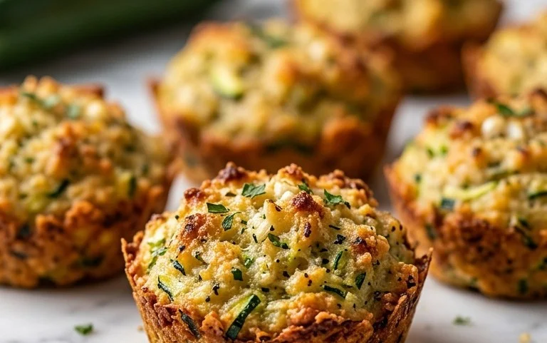 Zucchini Garlic Bites