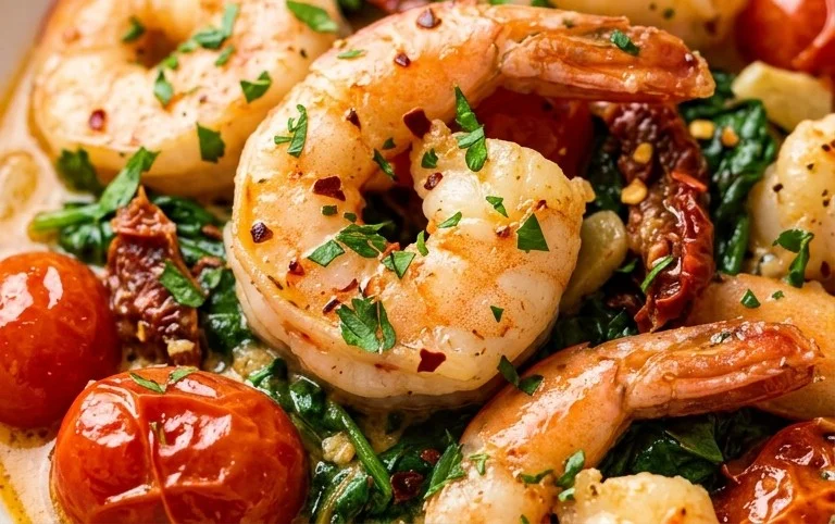 Tuscan Shrimp (One-Pan, 30-Minute Dinner)