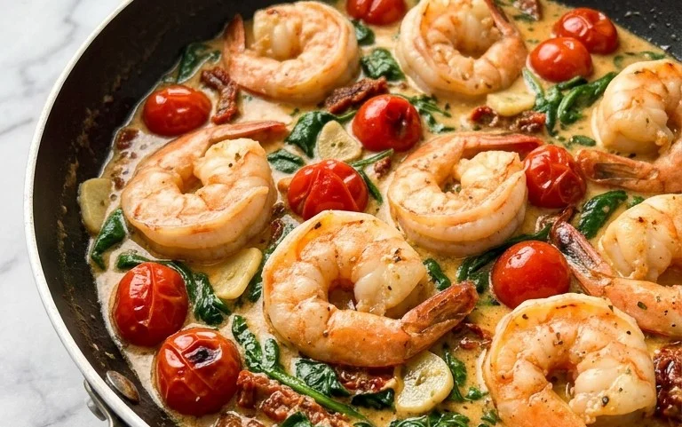 Tuscan Shrimp (One-Pan, 30-Minute Dinner)