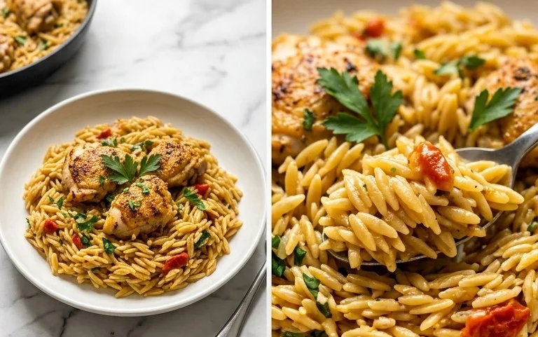 Chicken Orzo (30-Minutes, One-Pan)