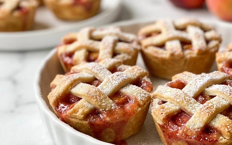 Strawberry Peach Pie Bites