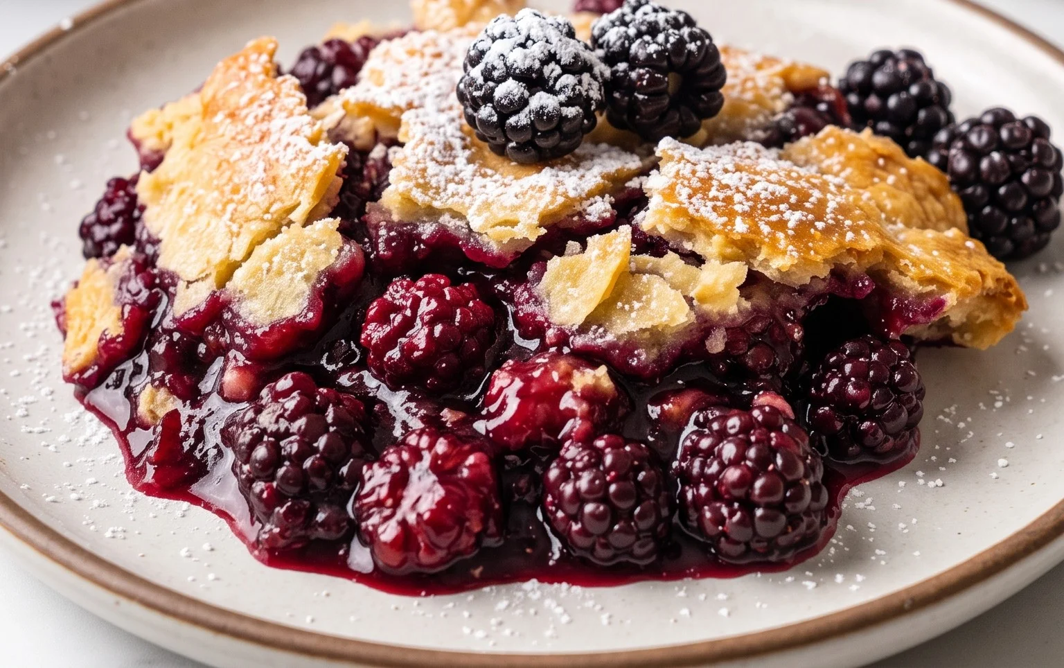 The Pioneer Women's Blackberry Cobbler