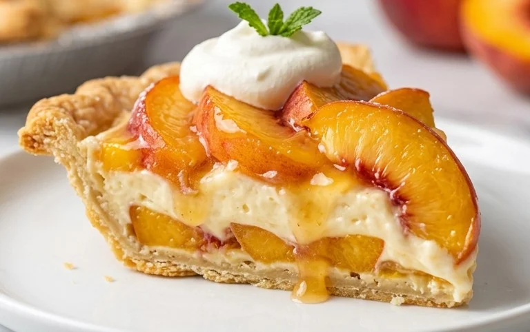 Peaches and Cream Pie