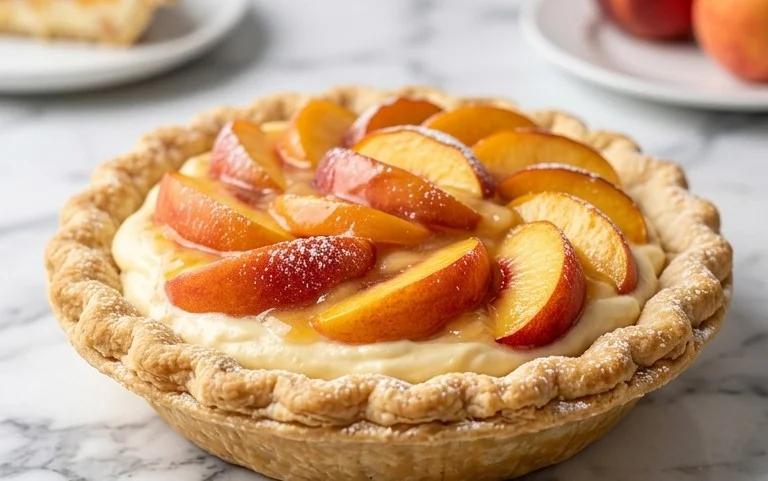 Peaches and Cream Pie