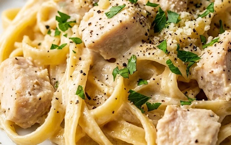Low Calorie Chicken Alfredo