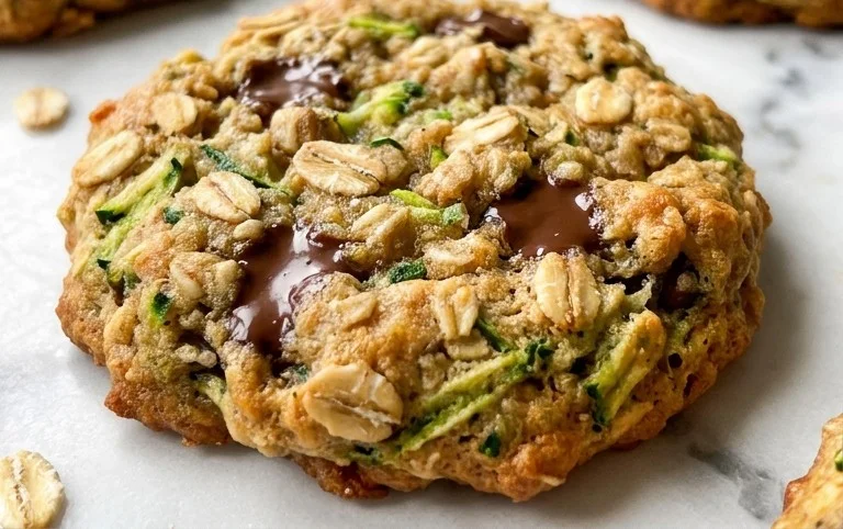 Healthy Zucchini Oatmeal Cookies