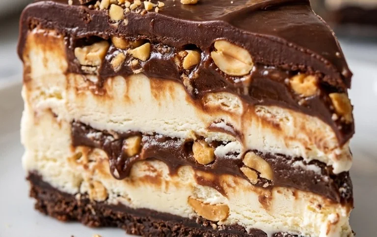 Buster Bar Ice Cream Cake