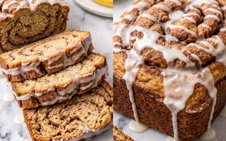 Cinnamon Roll Banana Bread