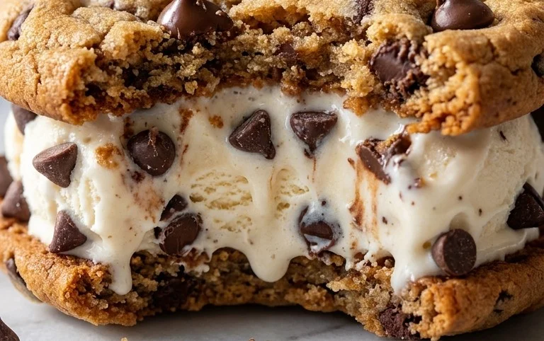 Cookie Ice Cream Sandwiches (Like a Chipwich!)