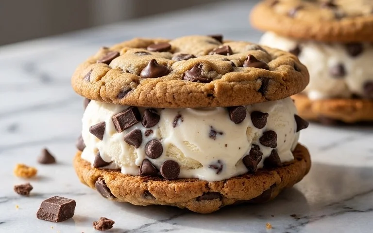 Cookie Ice Cream Sandwiches (Like a Chipwich!)