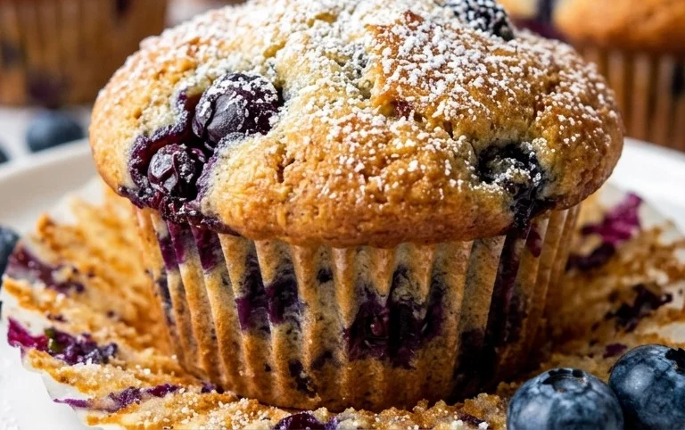 Homemade Blueberry Muffins