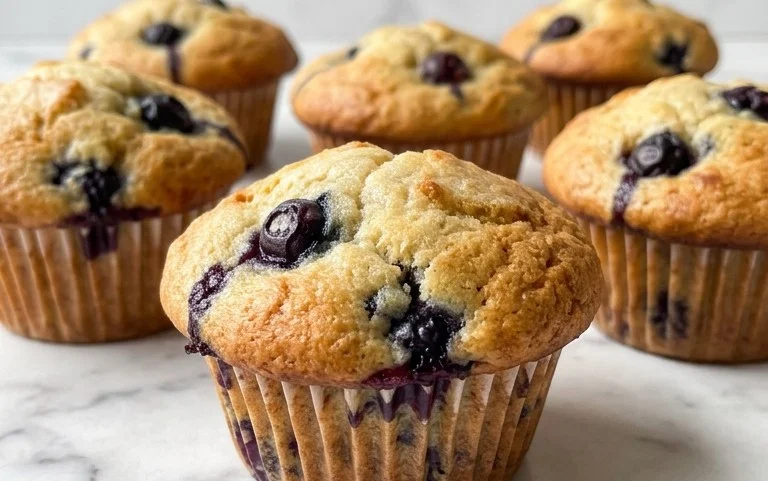 Homemade Blueberry Muffins