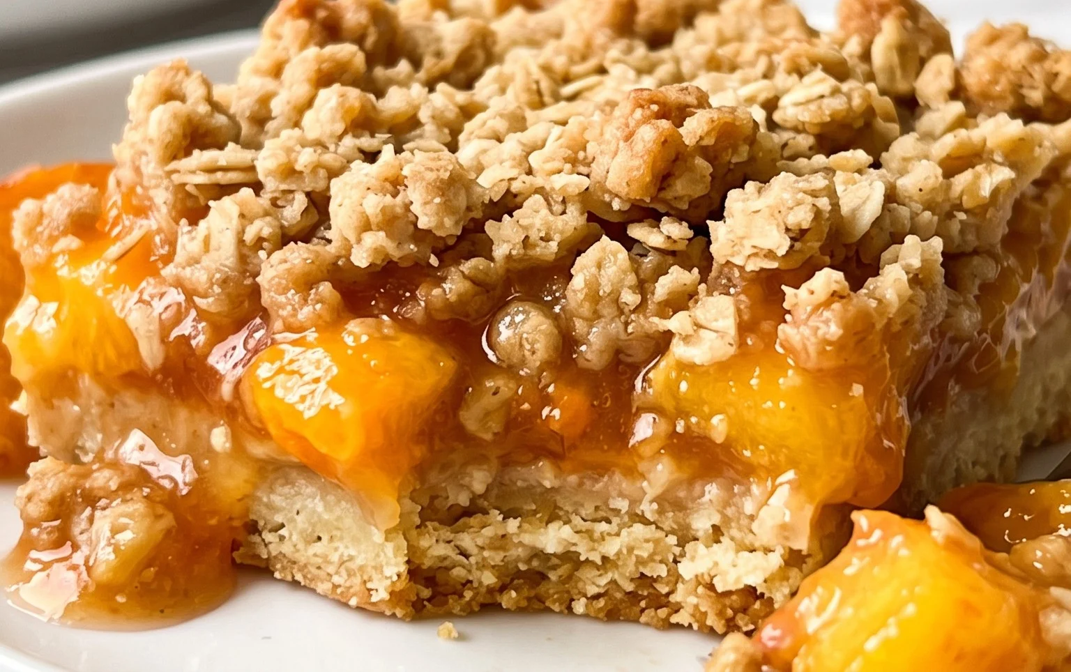 Fresh Peach Crum extractb Bars
