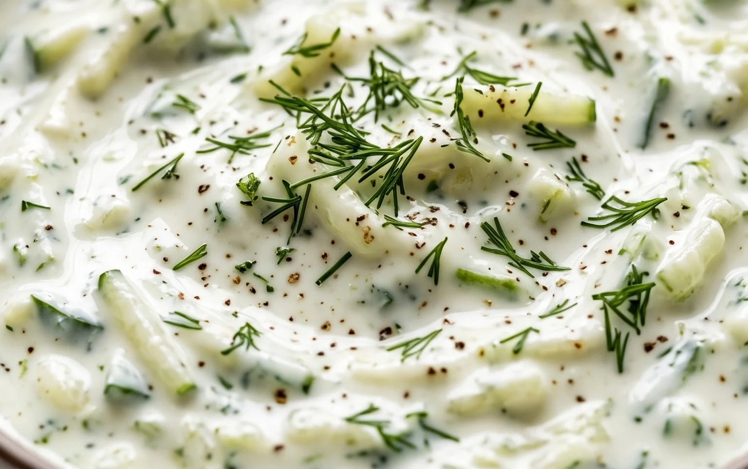 Cucumber Dip with Sour Cream and Dill