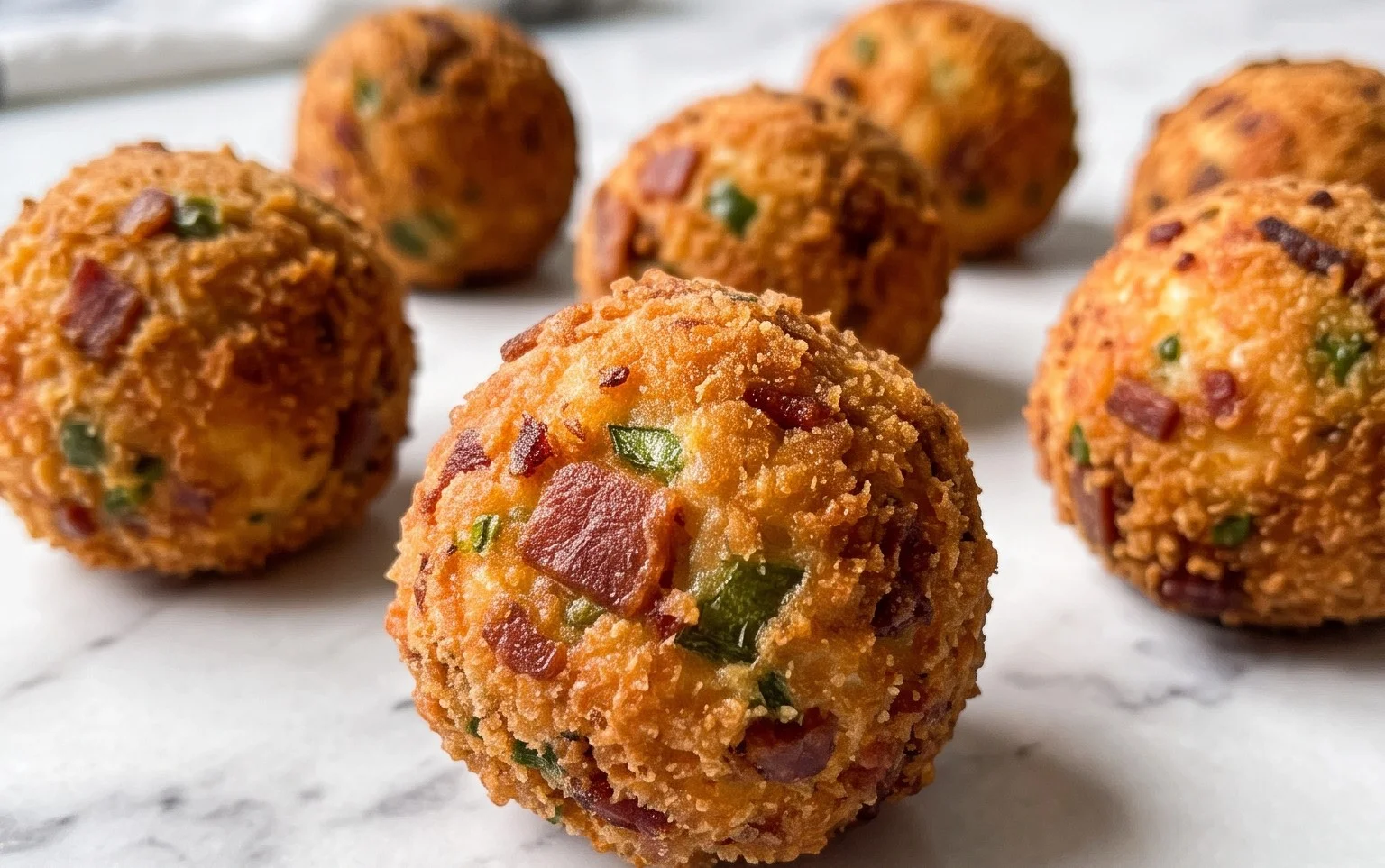 Beef Bacon Jalapeño Popper Cheese Balls