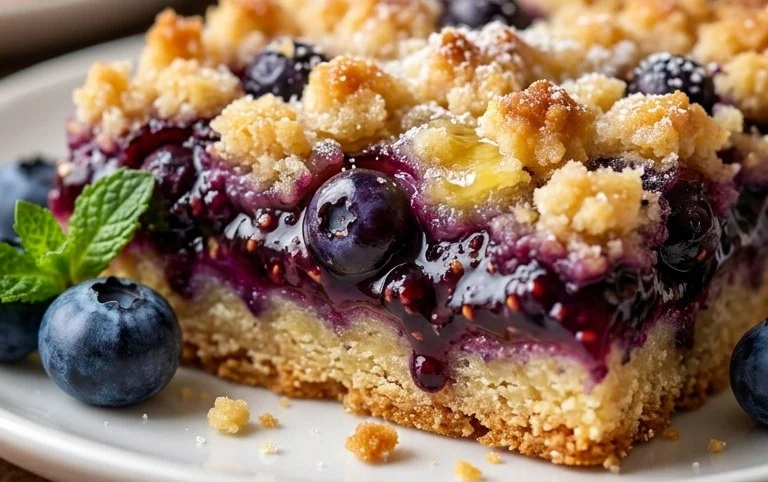 Easy Blueberry Pie Bars