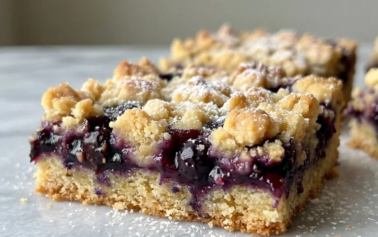 Easy Blueberry Pie Bars
