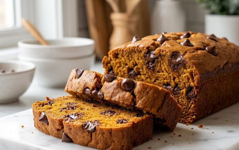 Pumpkin Chocolate Chip Bread