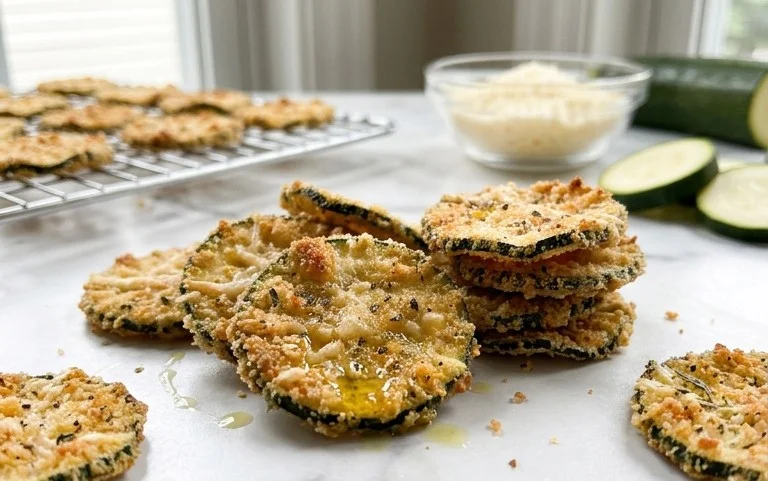 Crispy Baked Zucchini Chips