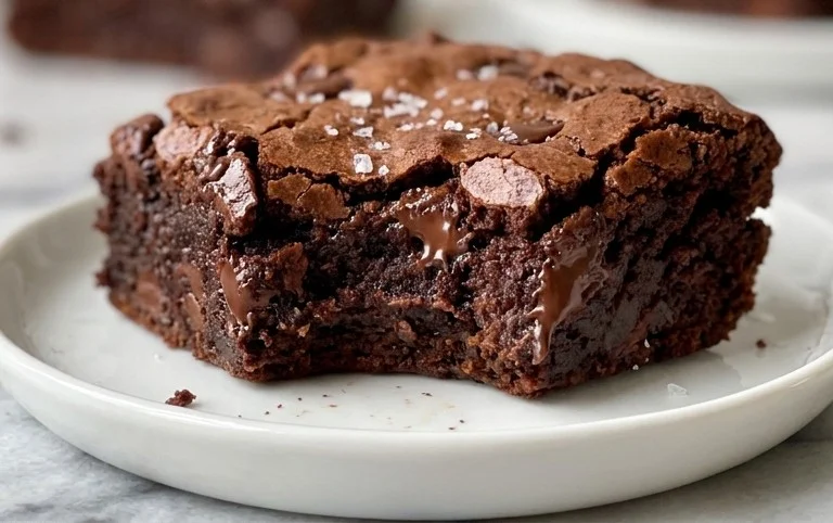 Flourless Chickpea Brownies (Vegan & Gluten Free)