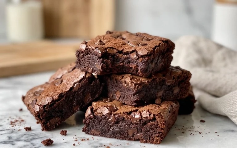Flourless Chickpea Brownies (Vegan & Gluten Free)