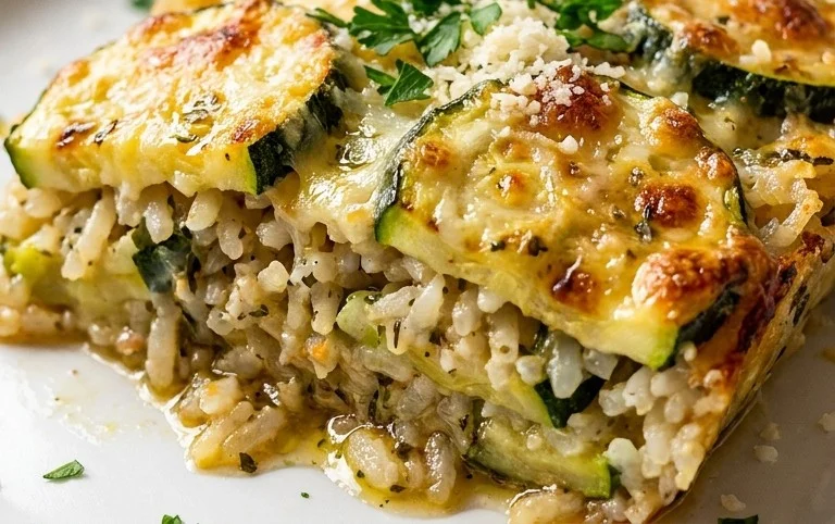 Julia Child's Zucchini and Rice Gratin (Tian de Courgettes au Riz)