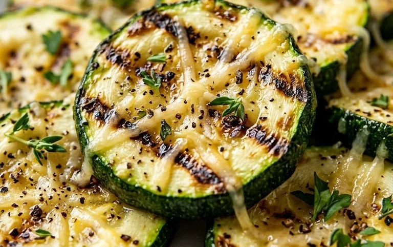 Grilled Zucchini with Parmesan