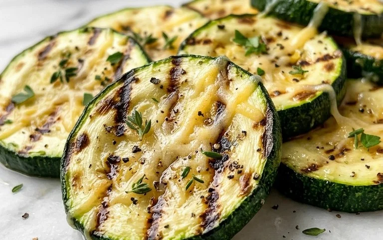 Grilled Zucchini with Parmesan
