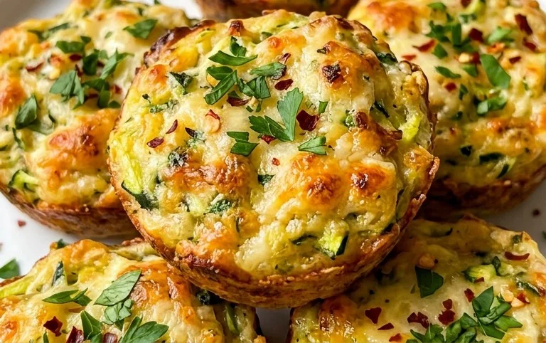 Zucchini Garlic Bites