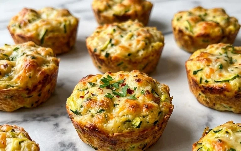 Zucchini Garlic Bites
