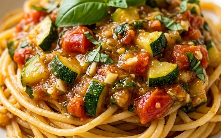 Simple Fresh Zucchini Pasta Sauce